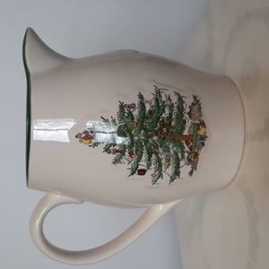 Spode Christmas Tree Pitcher Nwot/Nwob